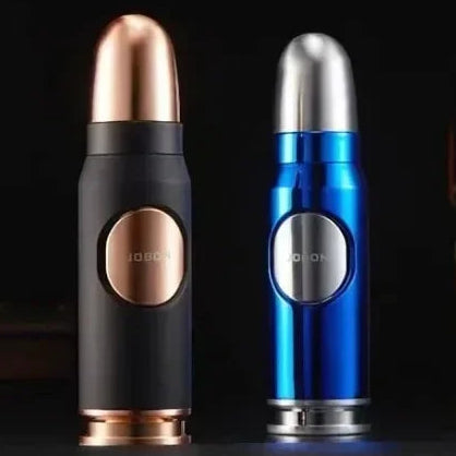 JOBON Metal Bullet Shaped Windproof Butane Lighter