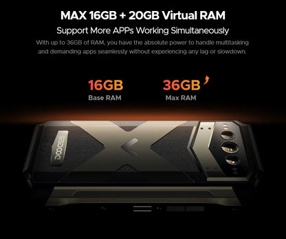 DOOGEE V Max Plus Rugged Smartphone