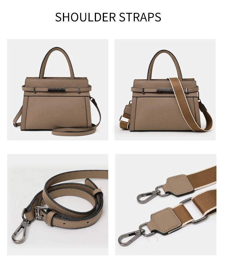 Birkin Inspired Genuine Leather Handbags - The New York Collection