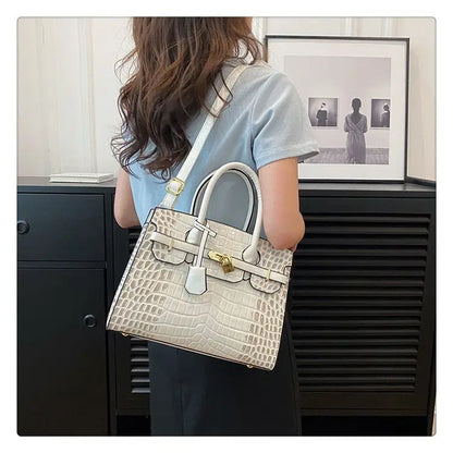 Birkin Inspired Crocodile Leather Handbags - The Dubai Collection