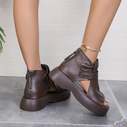 Roman High-Top Platform Sandals