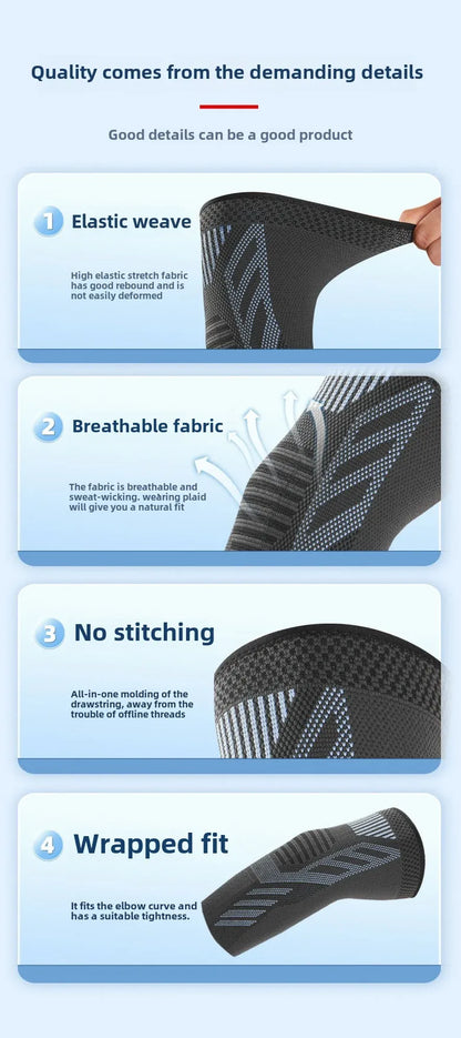 NEENCA Breathable Sports Compression Elbow Sleeve