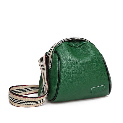Annmouler Genuine Cowhide Leather Saddle Handbags
