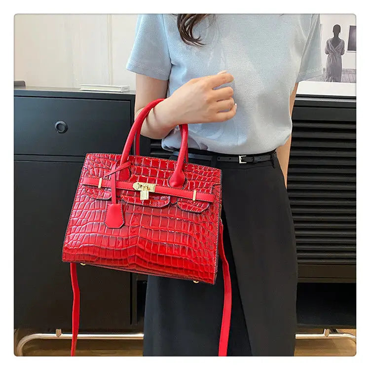 Birkin Inspired Crocodile Leather Handbags - The Dubai Collection