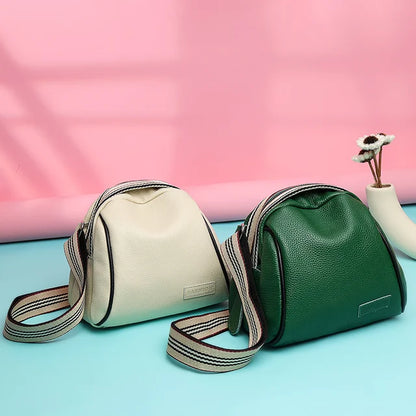 Annmouler Genuine Cowhide Leather Saddle Handbags