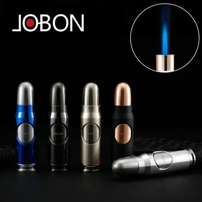 JOBON Metal Bullet Shaped Windproof Butane Lighter