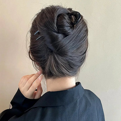 French Acrylic U-Shaped Hairpins