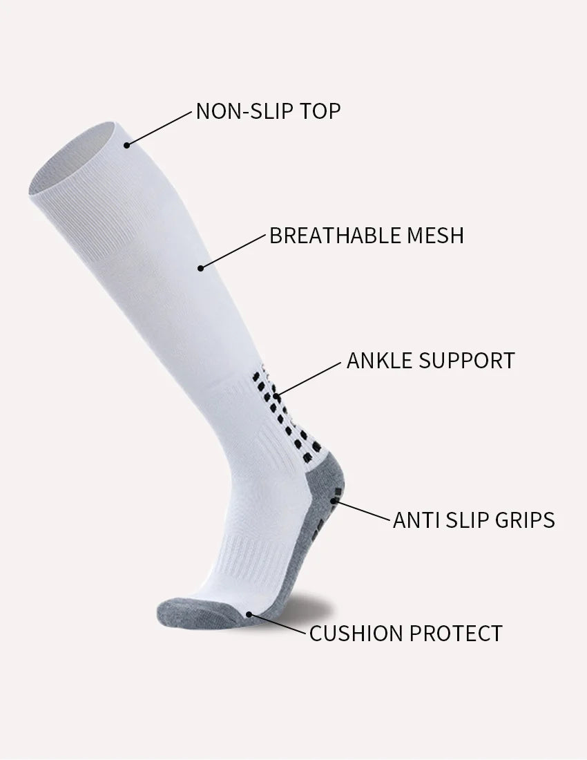 Grip Star Long Anti Slip Football Socks