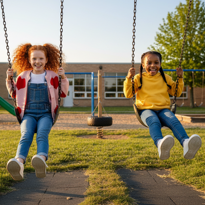 Heart Knitted Girls Cardigan