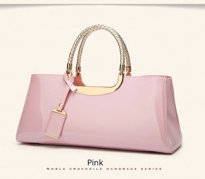 Noble Patent Leather Messenger Bags