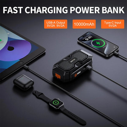 BRPOM 5000A UltraSafe 12V Car Battery Jump Starter