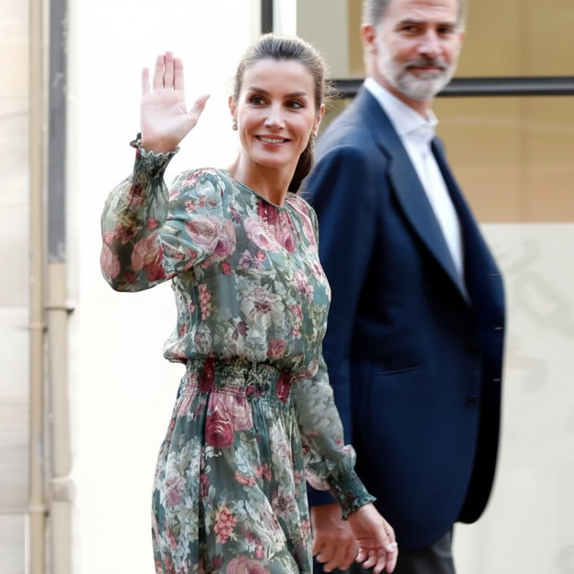 Zara Rose Floral Dress