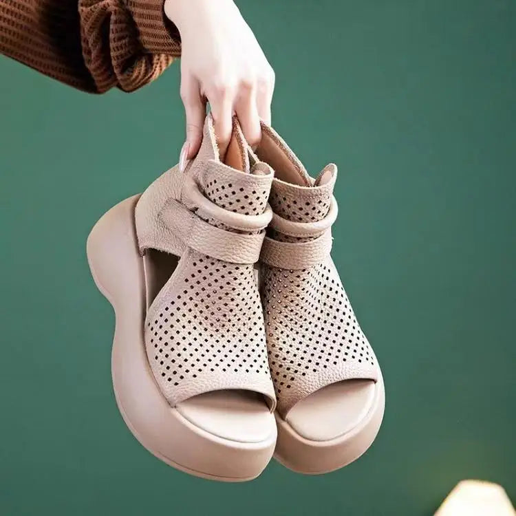 Roman High-Top Platform Sandals