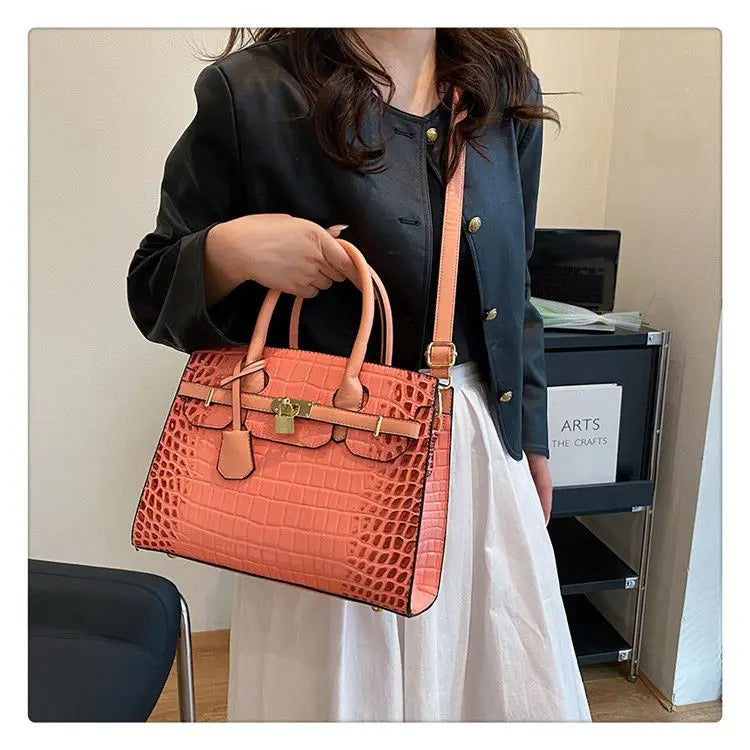 Birkin Inspired Crocodile Leather Handbags - The Dubai Collection