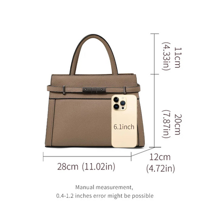 Birkin Inspired Genuine Leather Handbags - The New York Collection