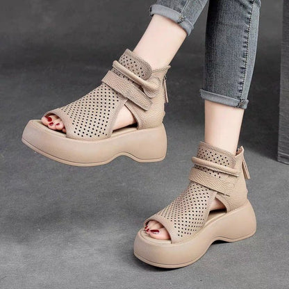 Roman High-Top Platform Sandals
