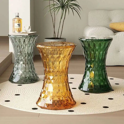 Crystal Acrylic Transparent Vanity Stool