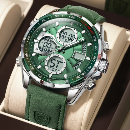 NAVIFORCE Luxury Waterproof Dual Display Sports Quartz Watch