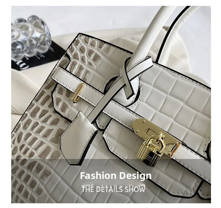 Birkin Inspired Crocodile Leather Handbags - The Dubai Collection