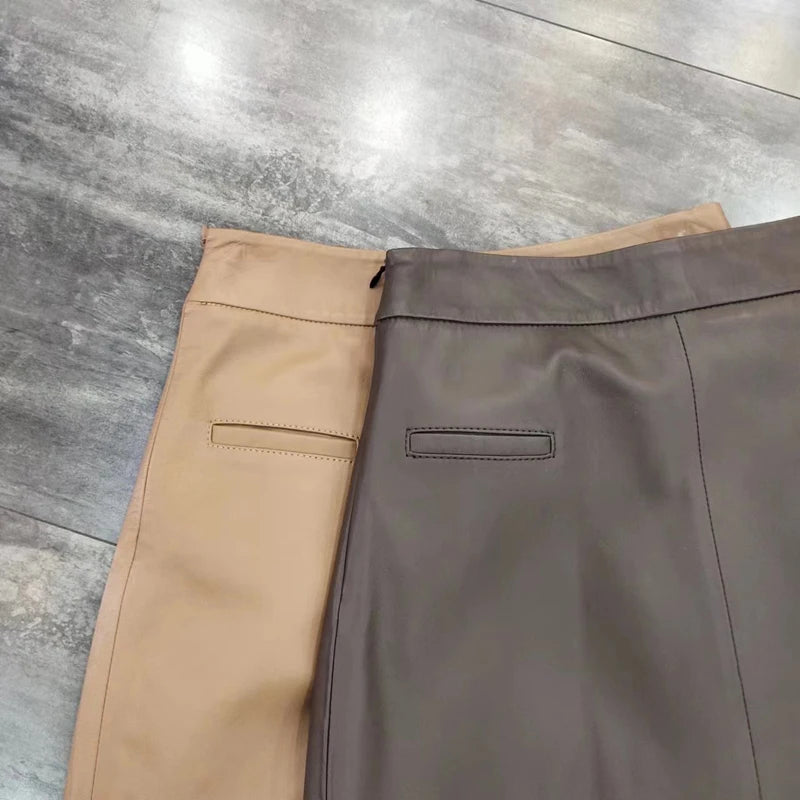ICONIC Genuine Leather Skirt