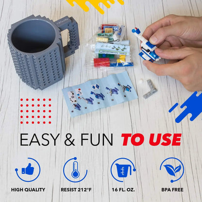 LEGO Creative Build-on Brick Mugs