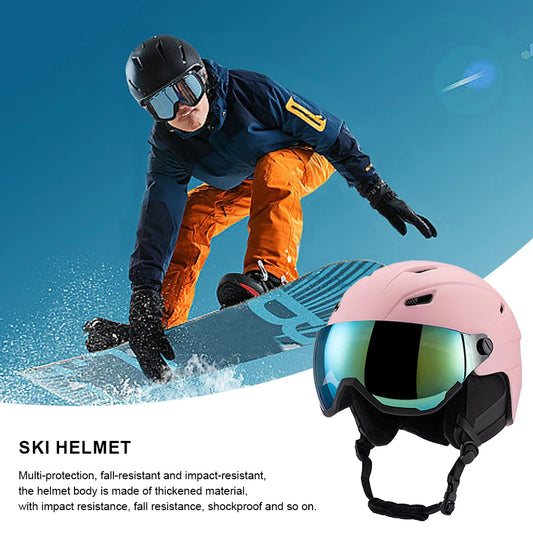 Integrated Unisex Ski Helmet