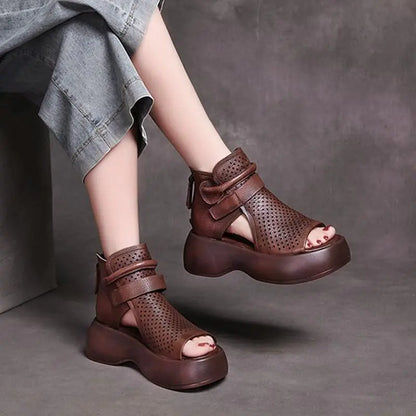 Roman High-Top Platform Sandals