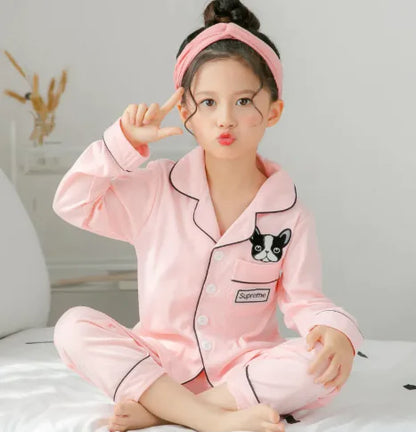 Girls Soft Cotton Pajamas