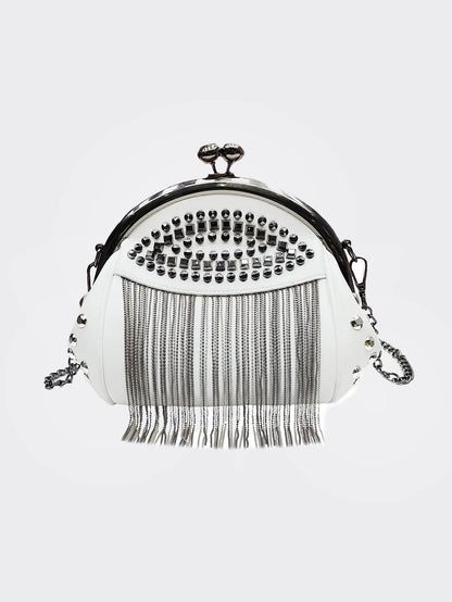 Diamond Rivet Tassel Messenger Bags