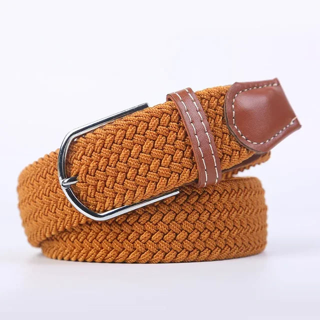 Casual Woven Fabric Elastic Belts