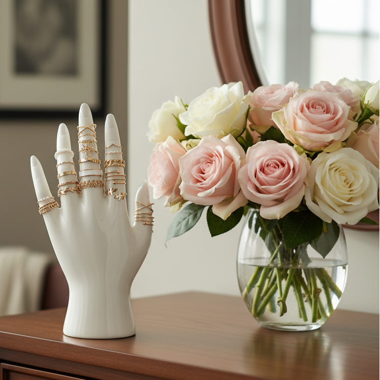 Hypoallergenic Knuckle Rings Set