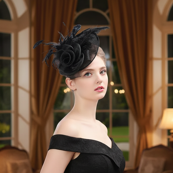 Ostrich Feather Fascinators