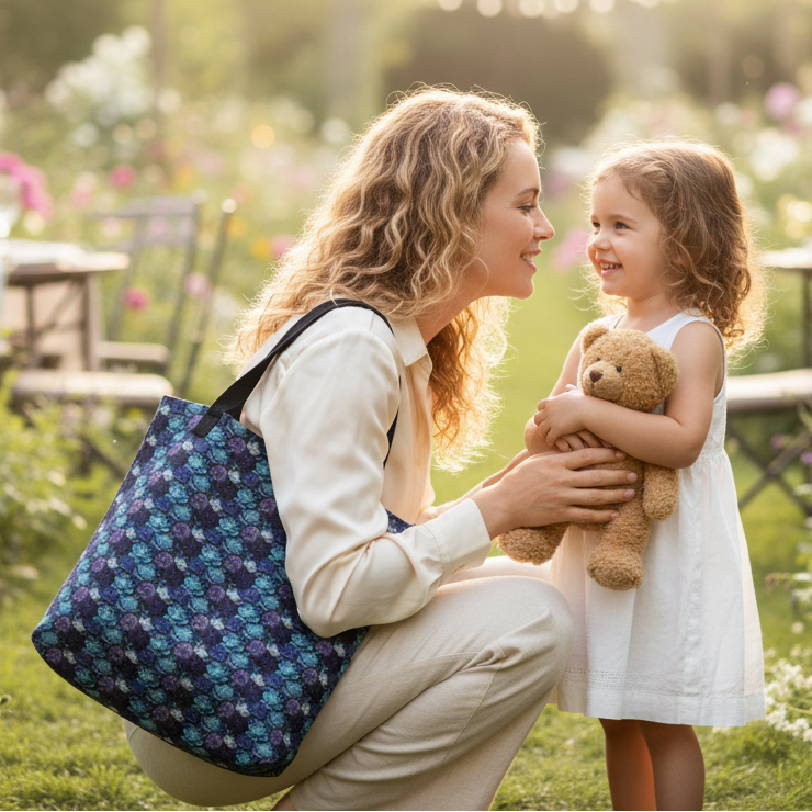 Large BloomZ Tote Bag