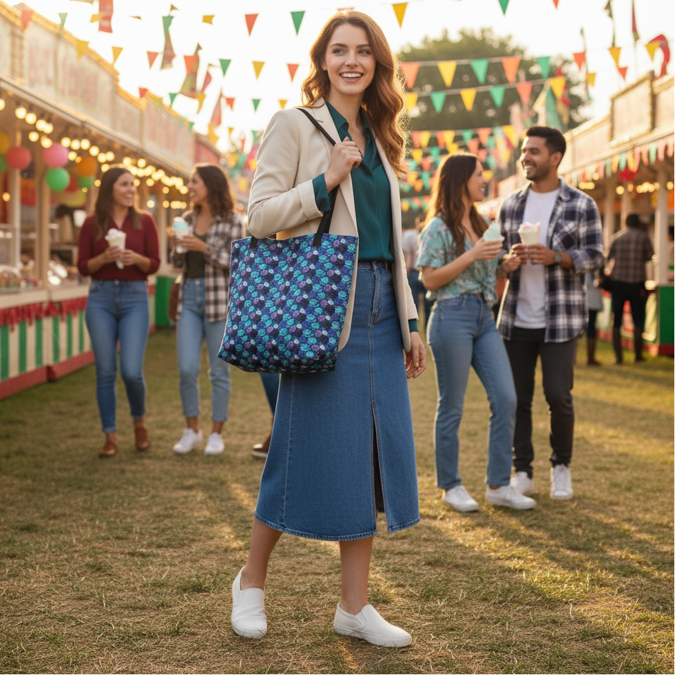 Large BloomZ Tote Bag