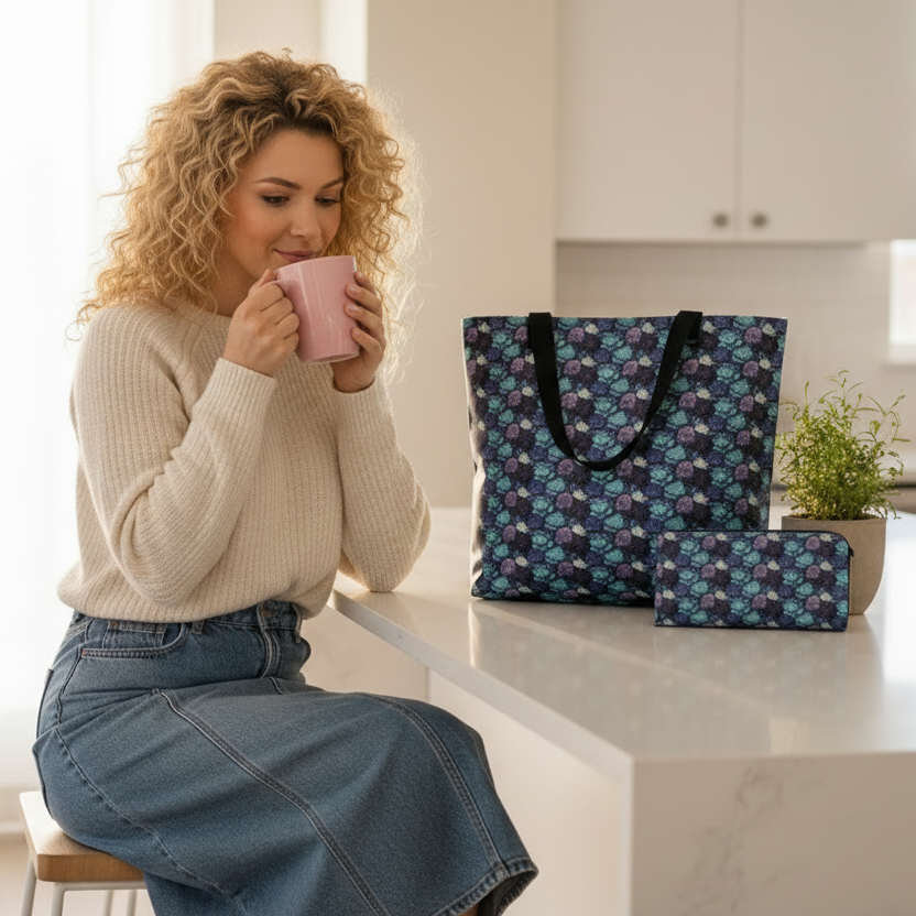 Large BloomZ Tote Bag