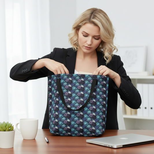 Large BloomZ Tote Bag