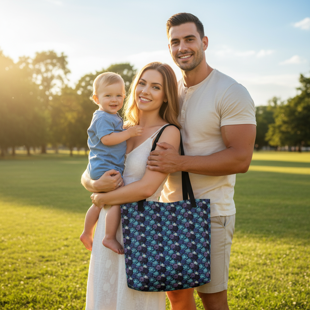 Large BloomZ Tote Bag