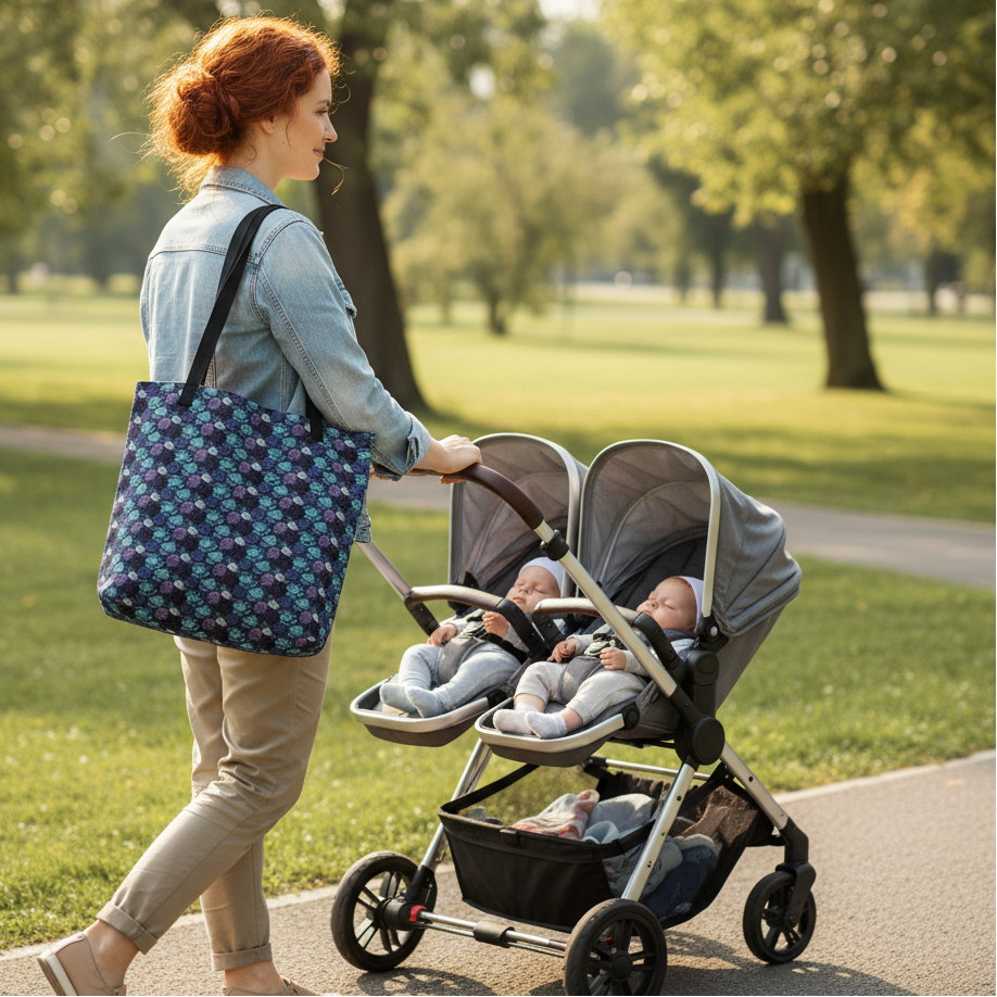 Large BloomZ Tote Bag