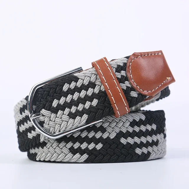 Casual Woven Fabric Elastic Belts