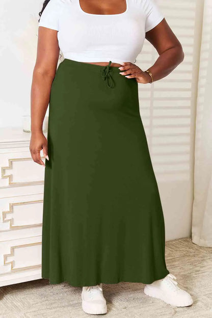 Double Take Soft Maxi Skirts