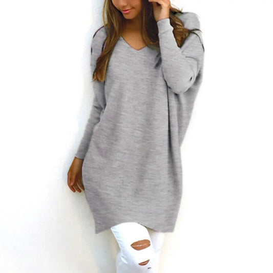 Cashmere Feel Longline Sweater