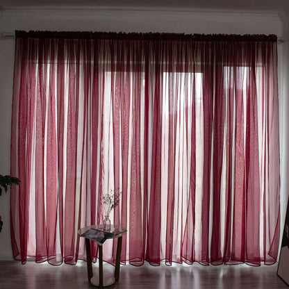 Classic Sheer Polyester Gauze Curtains