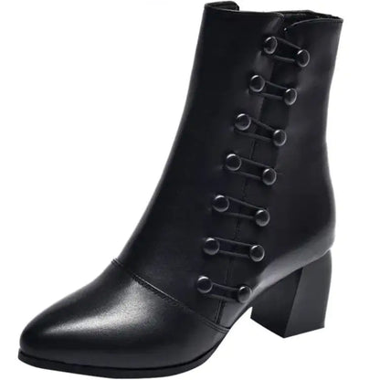 Millie Vegan Leather Ankle Boots