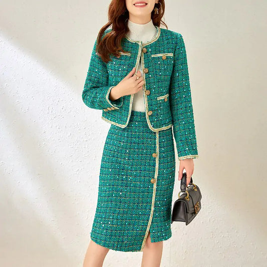 Runway Winter Tweed Suit