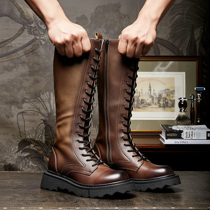 Vintage Leather Martin Riding Boots