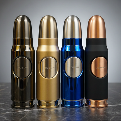 JOBON Metal Bullet Shaped Windproof Butane Lighter