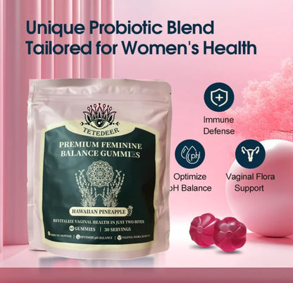 Vital Organic Natural Nutrition Feminine pH Balance Gummies