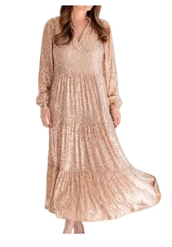 Sable Midi Sequin Dress