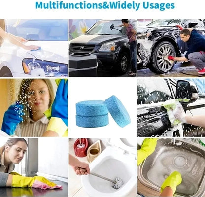 Vehicle Windshield Wiper Effervescent Cleaning Tablets