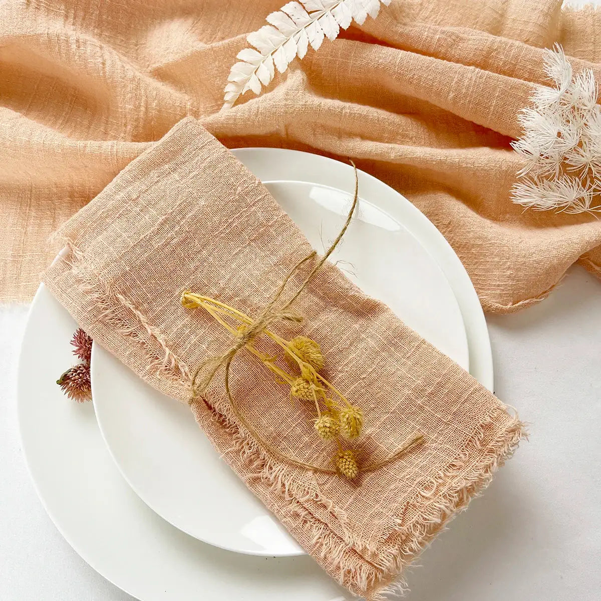 Gauze Cotton Napkins (24 Pieces)